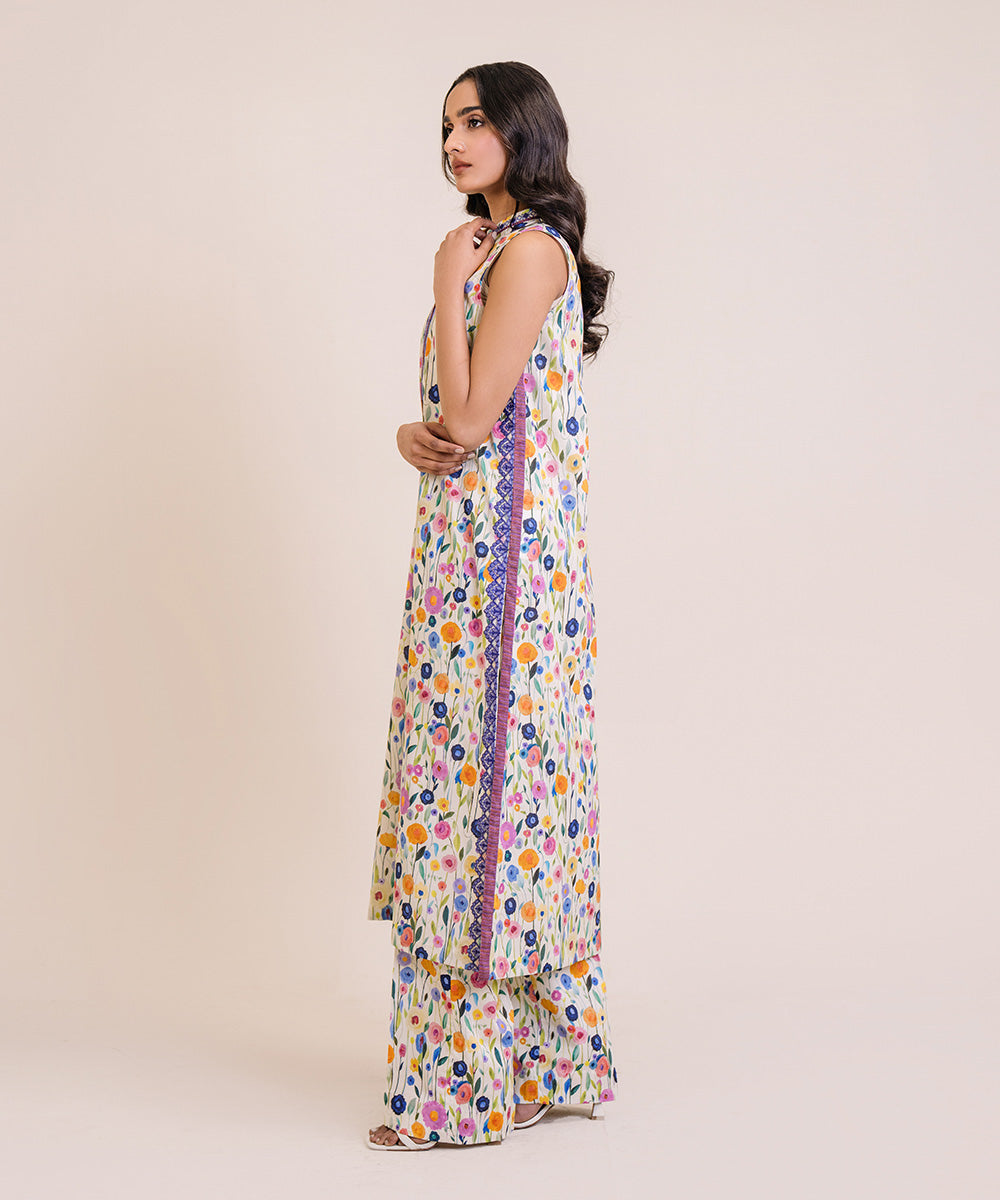 2 Piece - Embroidered Lawn Suit