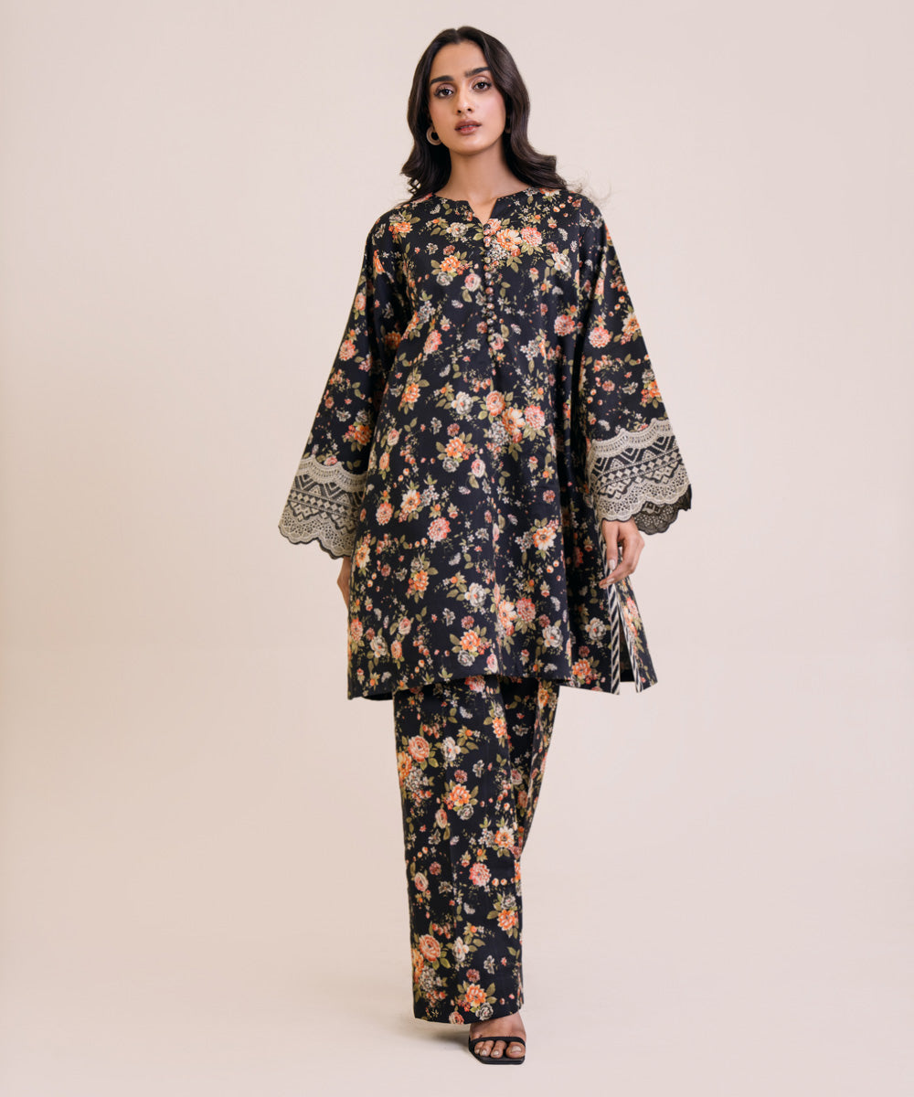 2 Piece - Embroidered Lawn Suit