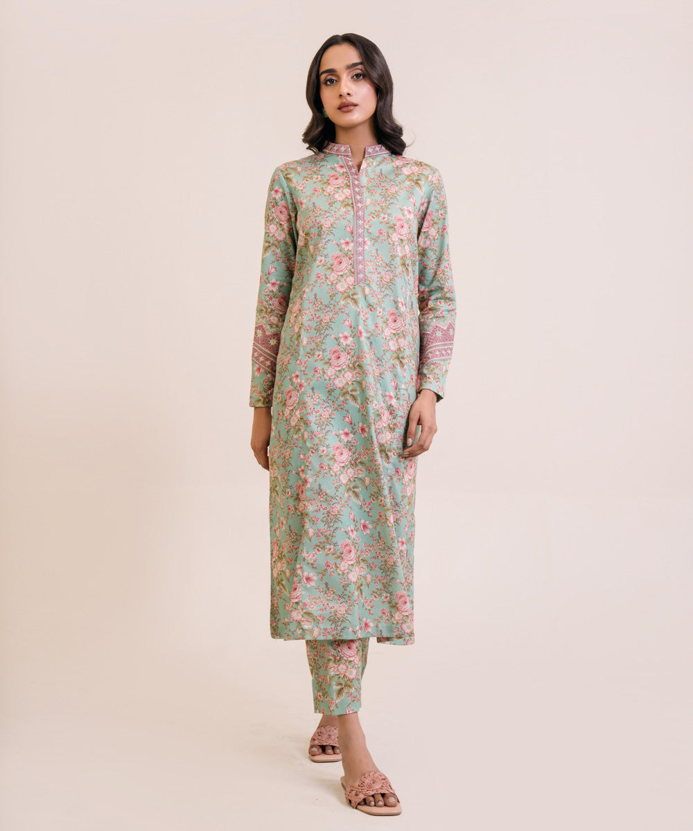 2 Piece - Embroidered Lawn Suit