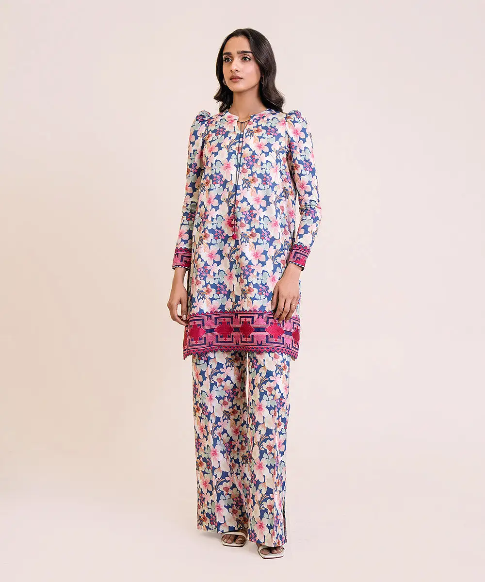 2 Piece - Embroidered Lawn Suit