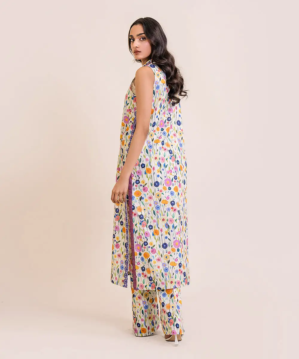 2 Piece - Embroidered Lawn Suit