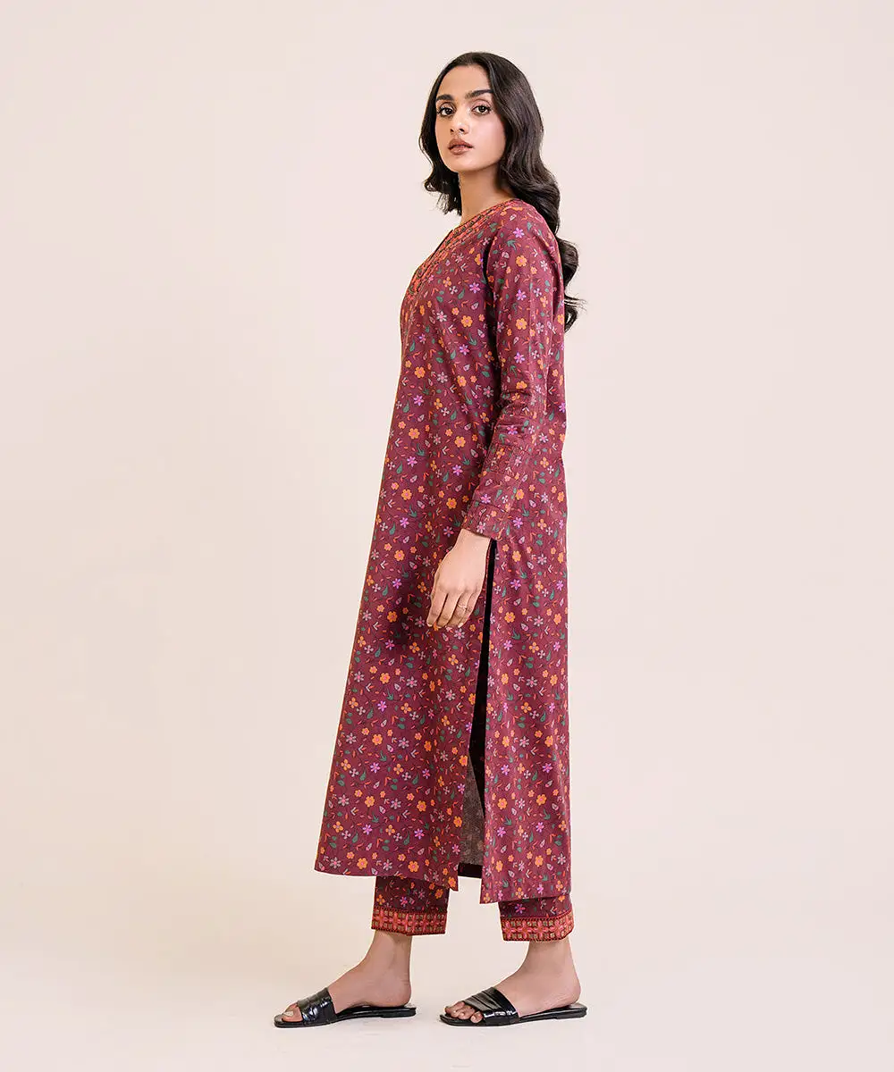 2 Piece - Embroidered Lawn Suit