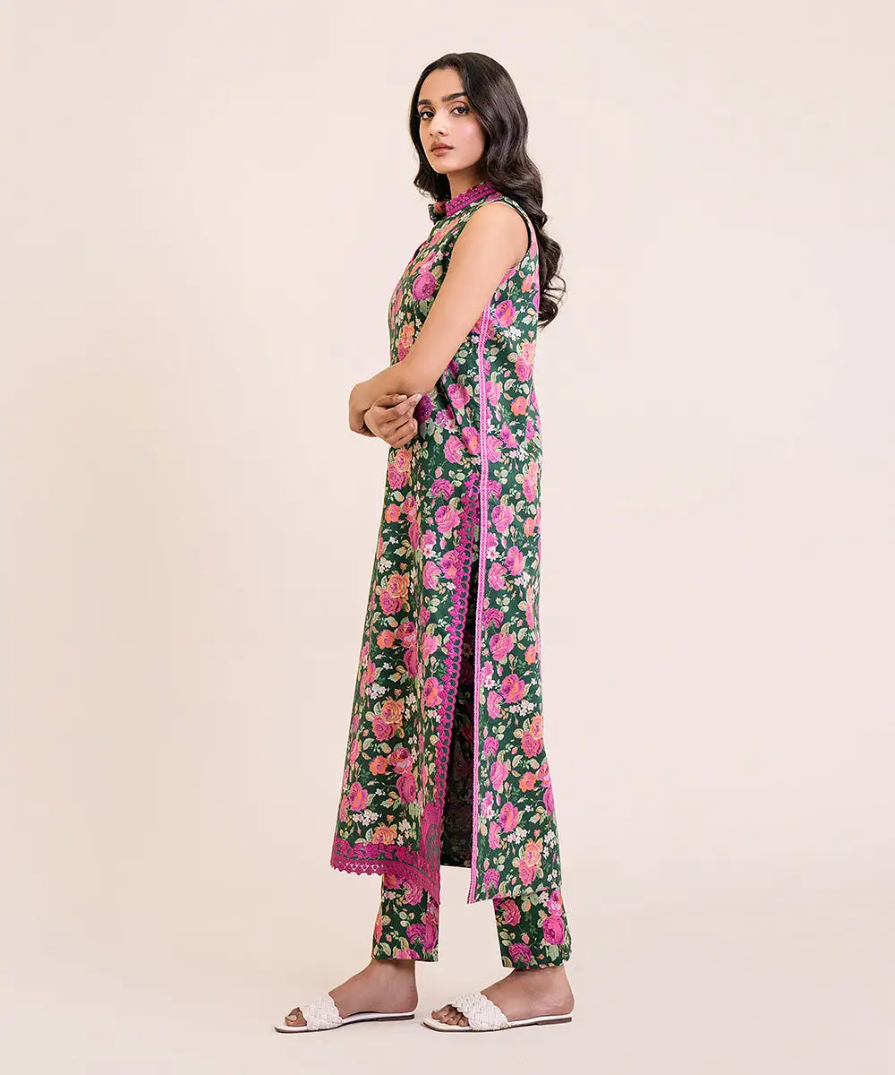 2 Piece - Embroidered Lawn Suit