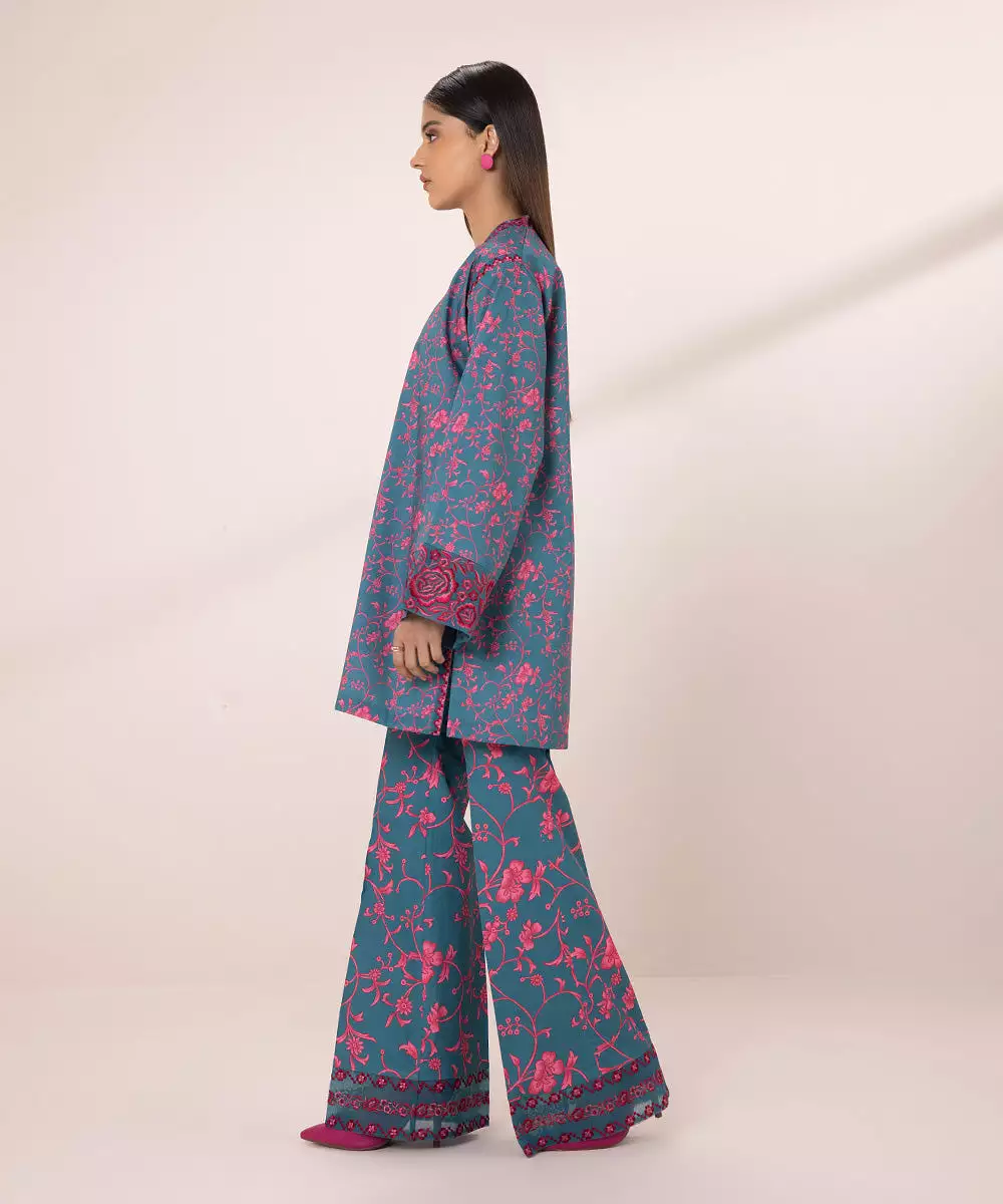 2 Piece - Embroidered Lawn Suit