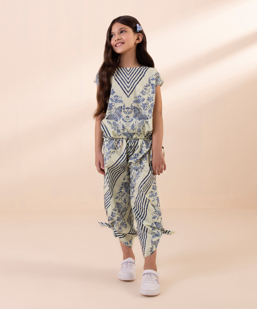 2 Piece - Printed Lawn Set