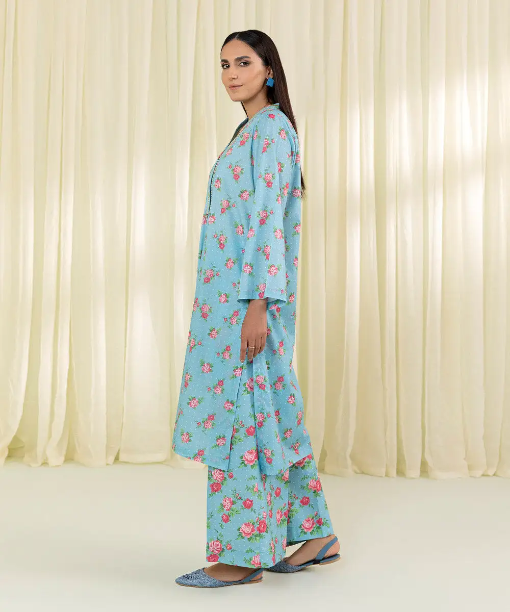 2 Piece - Printed Lawn Suit