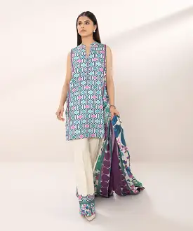 2 Piece - Printed Lawn Suit