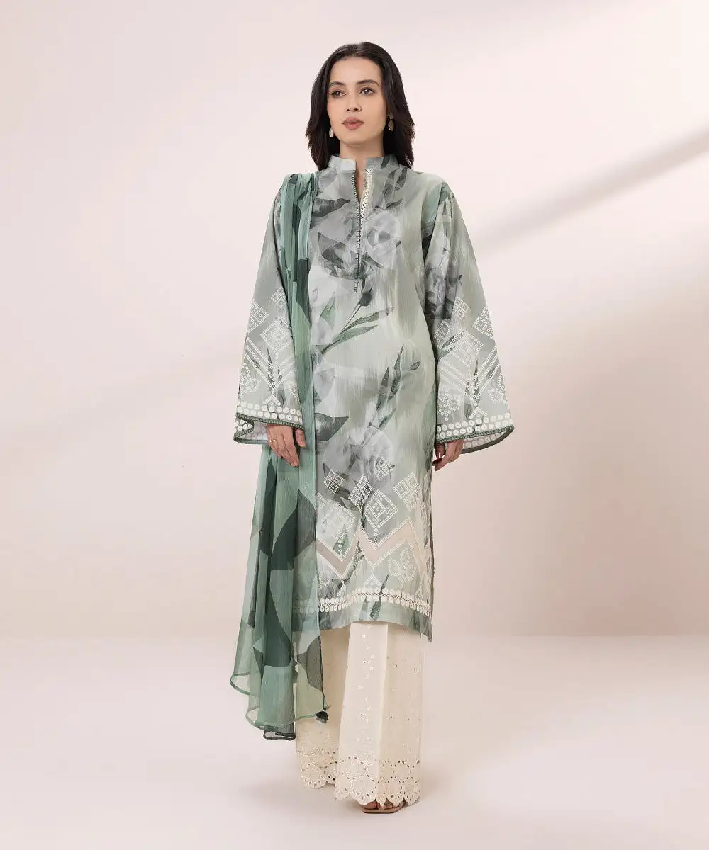 2 Piece - Printed Lawn Suit