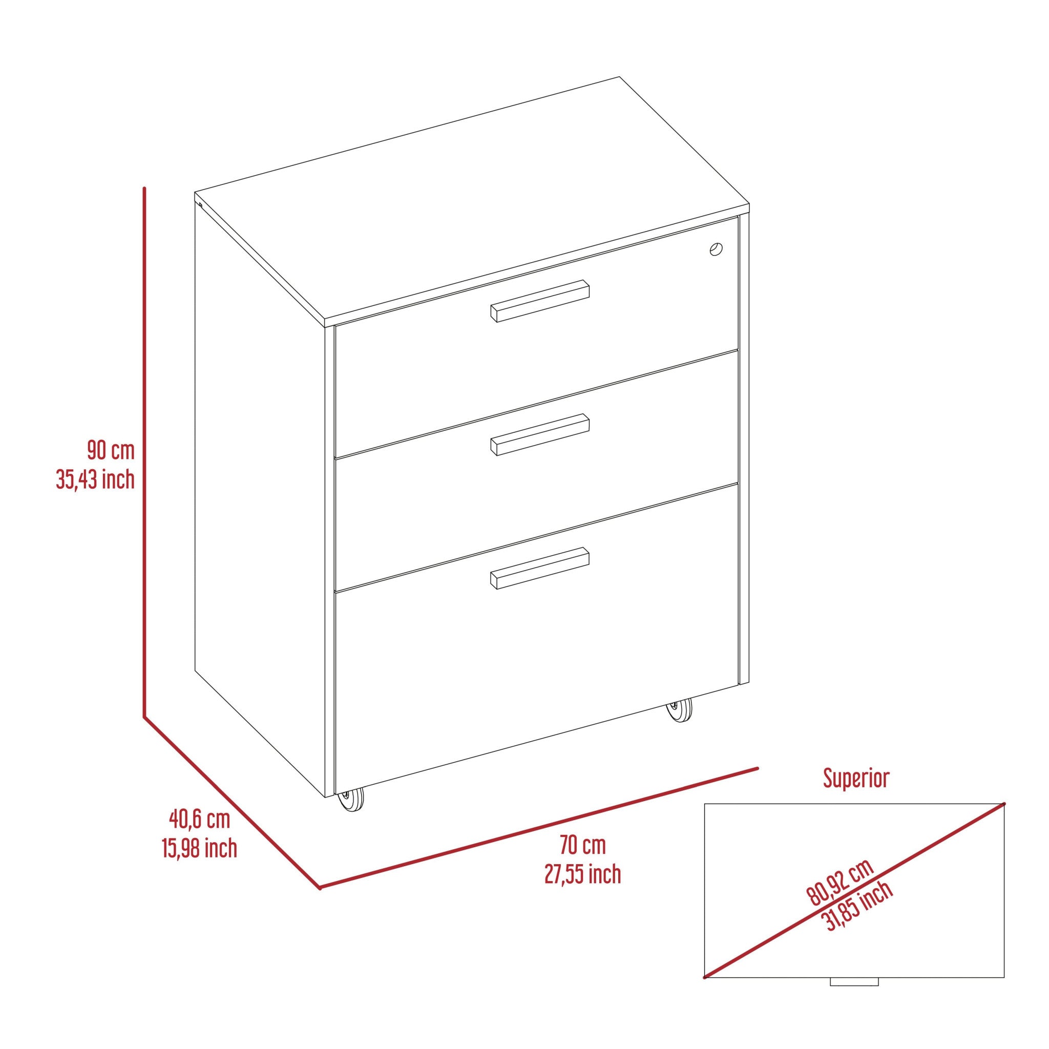 28 Black Wall mounted Accent Cabinet With Nine Shelves And Three Drawers