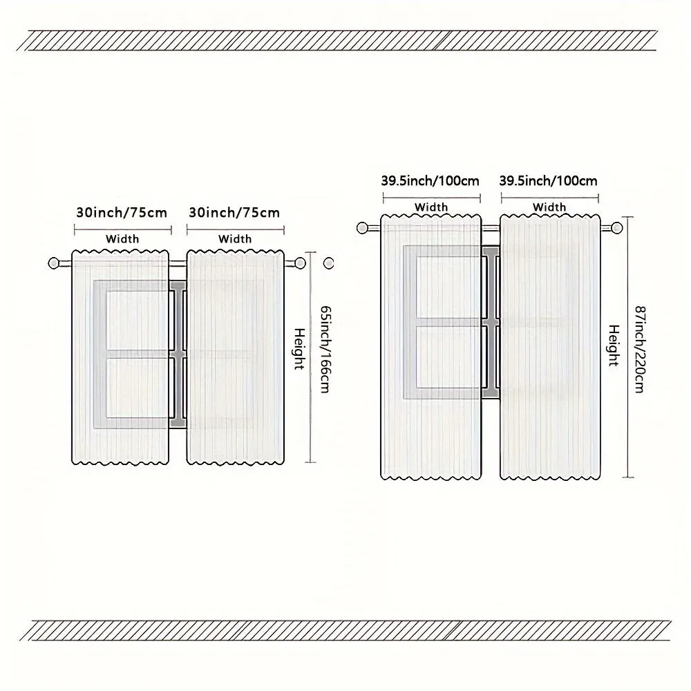 2pc, Southwest Pattern Curtain, Rod Pocket Curtain, Digital Printed Curtain, Polyester Material, Suitable For Living Room, Kitch