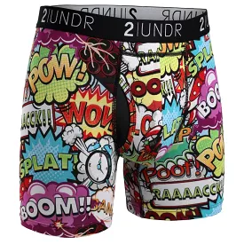 '2UNDR' Men's Swing Shift 6 Boxer Brief - Boom Time