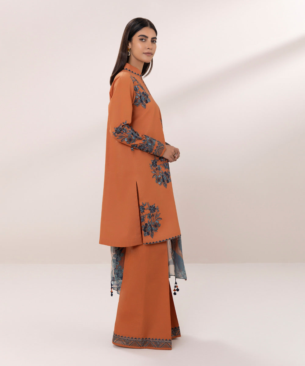 3 Piece - Embroidered Lawn Suit