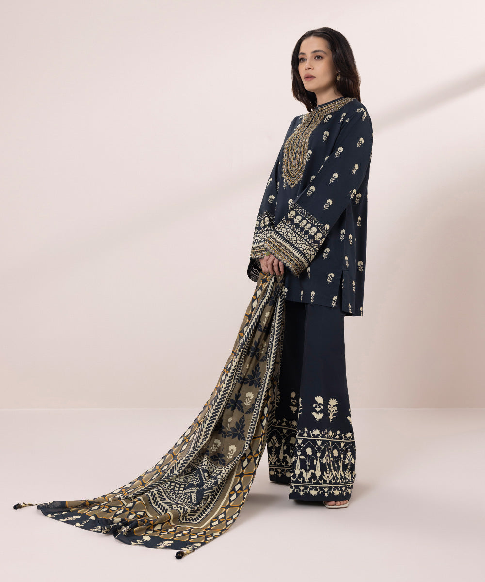 3 Piece - Embroidered Lawn Suit