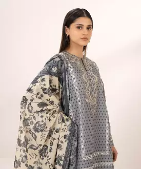 3 Piece - Embroidered Lawn Suit