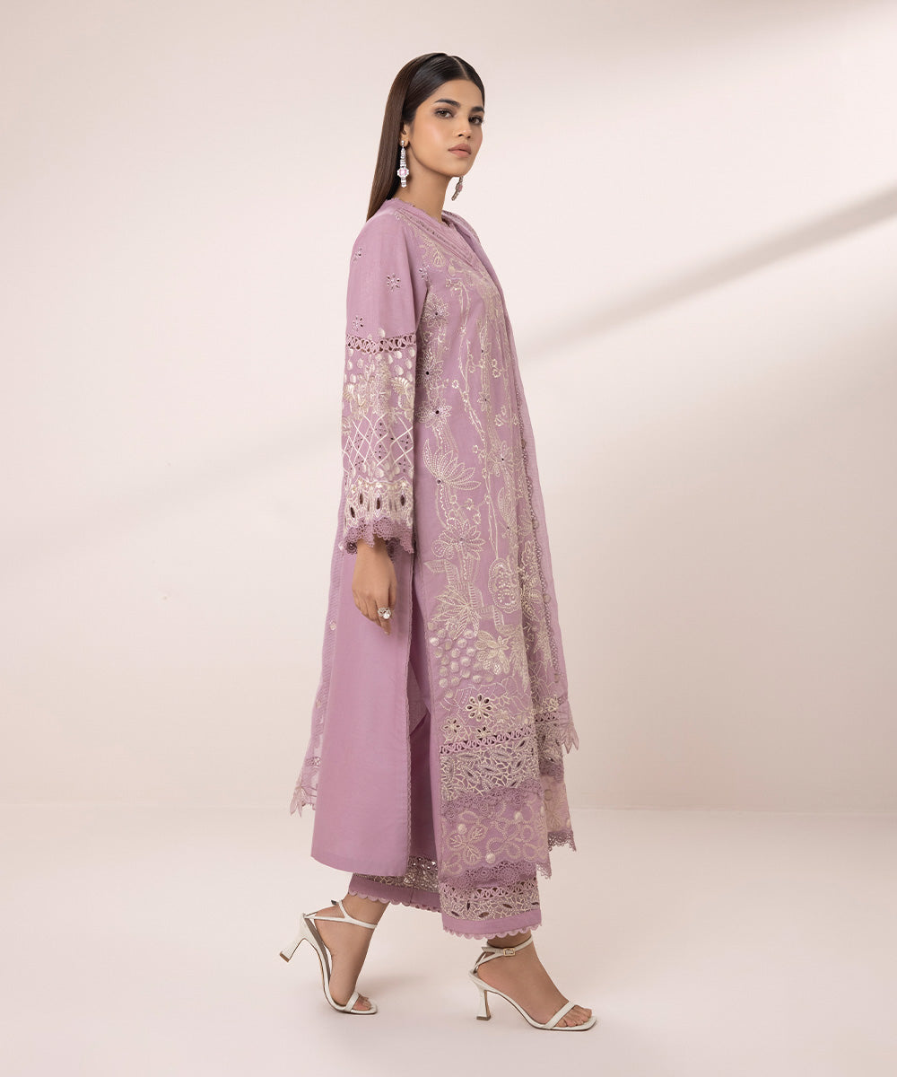 3 Piece - Embroidered Lawn Suit