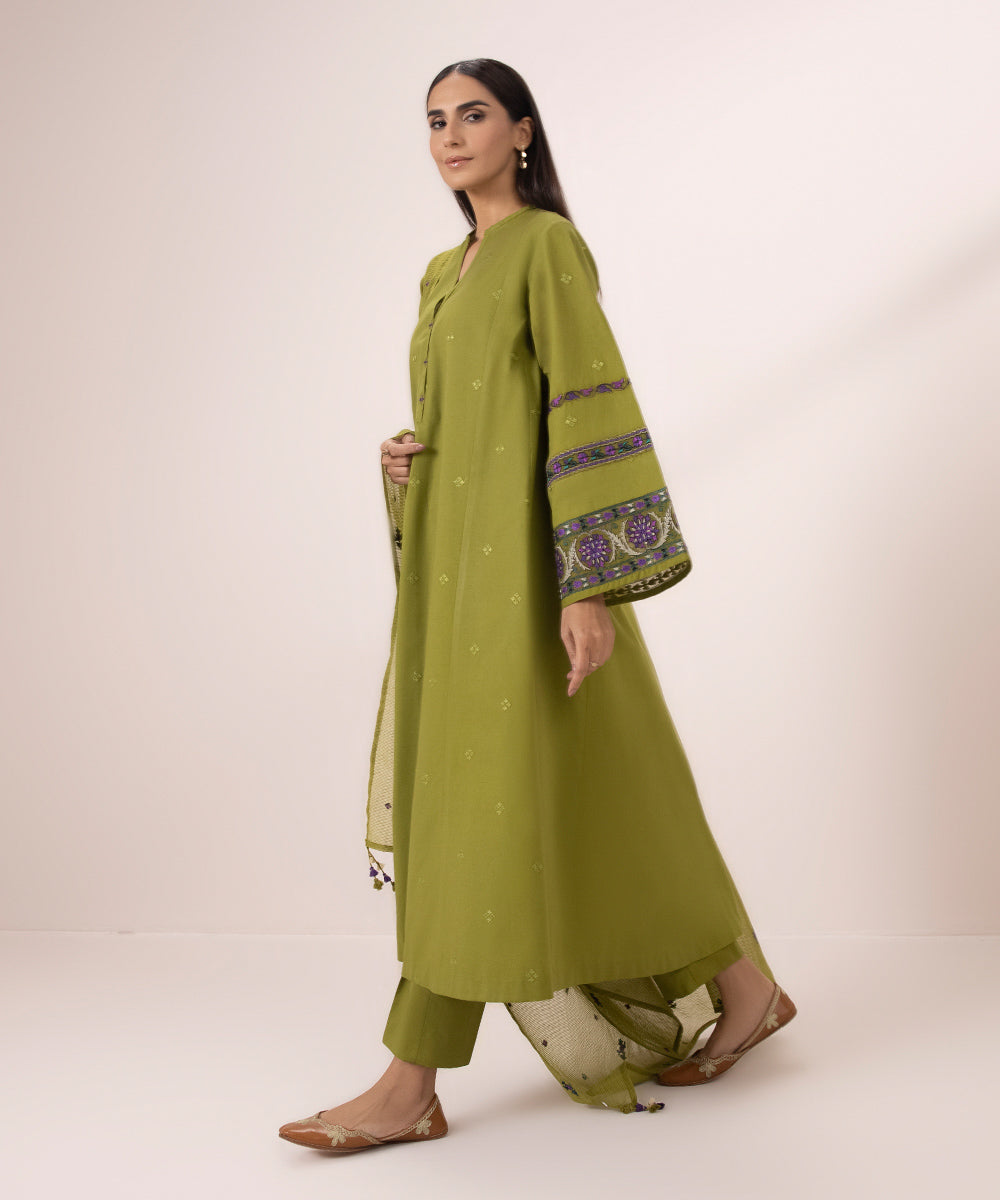 3 Piece - Embroidered Lawn Suit