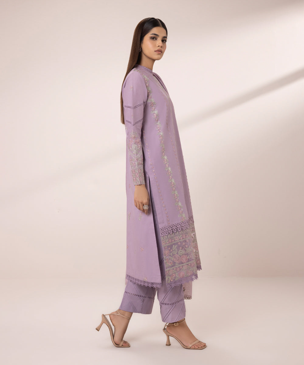 3 Piece - Embroidered Lawn Suit