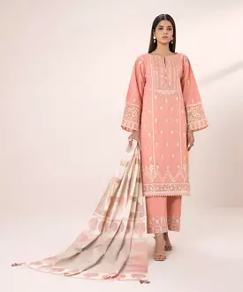 3 Piece - Embroidered Lawn Suit