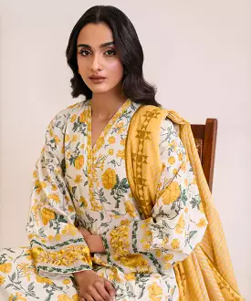 3 Piece - Embroidered Lawn Suit