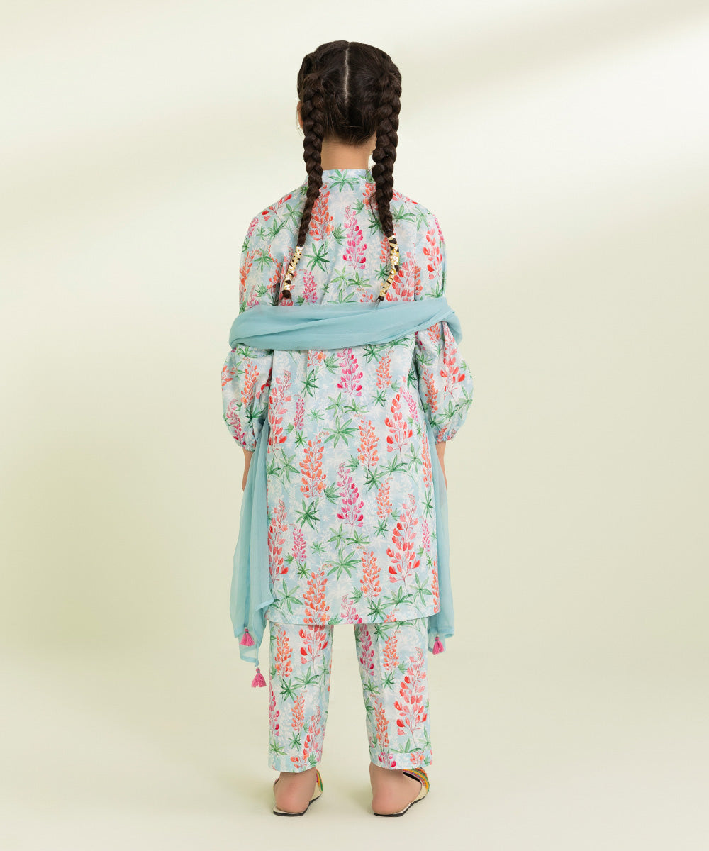 3 Piece - Printed Lawn Suit