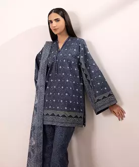 3 Piece - Printed Lawn Suit