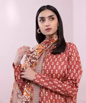 3 Piece - Printed Lawn Suit