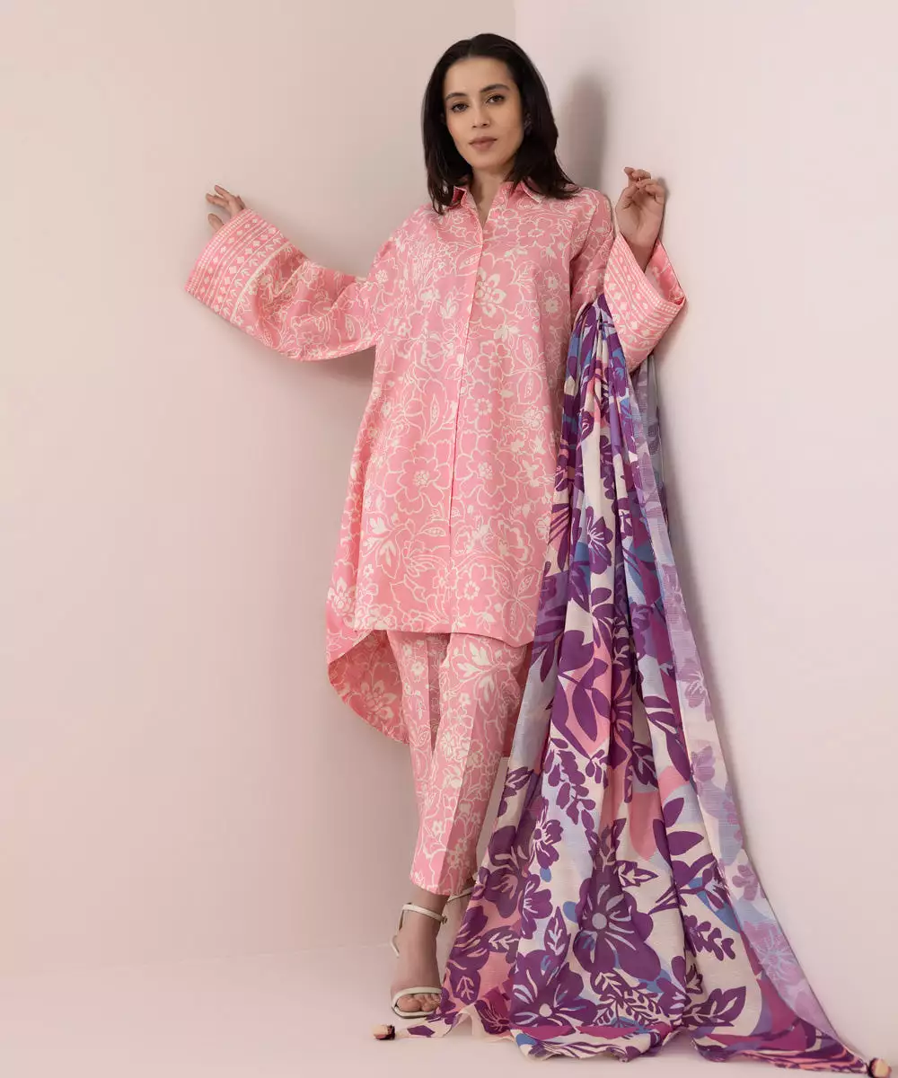 3 Piece - Printed Lawn Suit