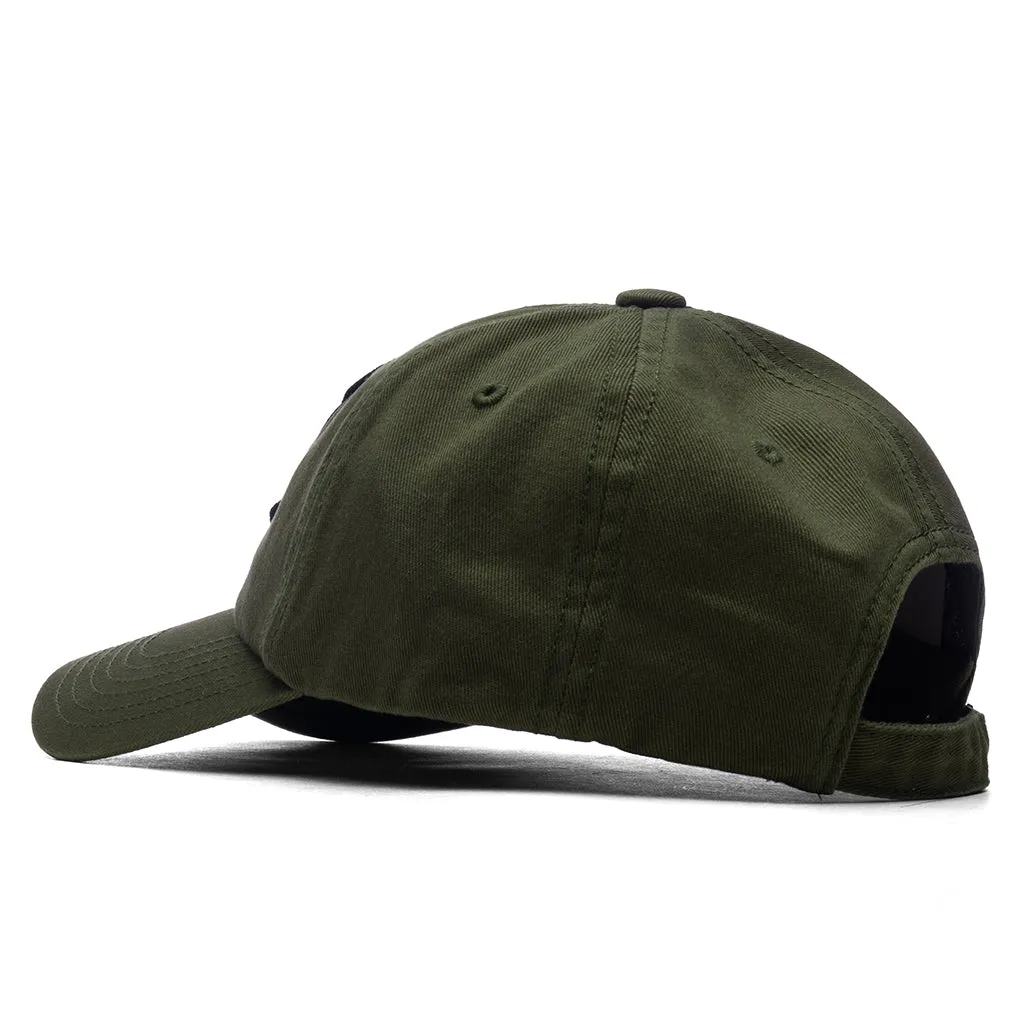 6 Panel Cap #4 - Olive Drab