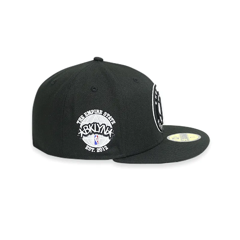 [70655691] Brooklyn Nets The Empire State Black 59FIFTY Men's Fitted Hat