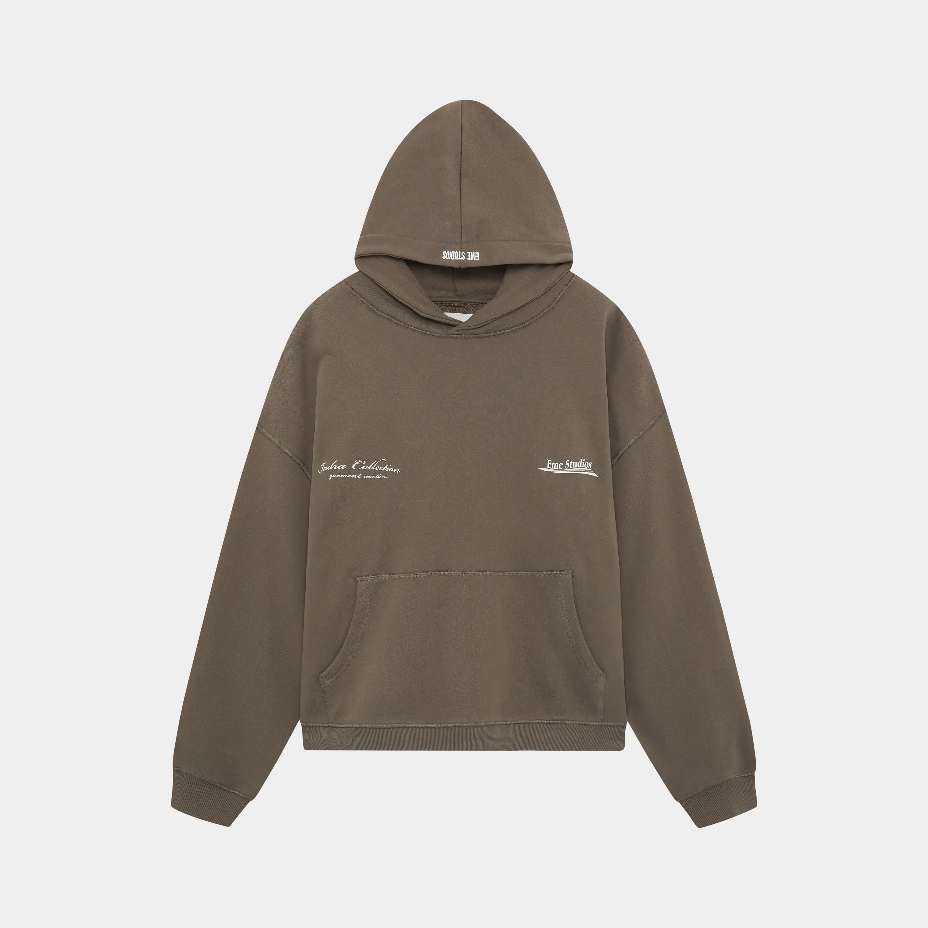 Acceptance Muddy Brown Oversized Hoodie