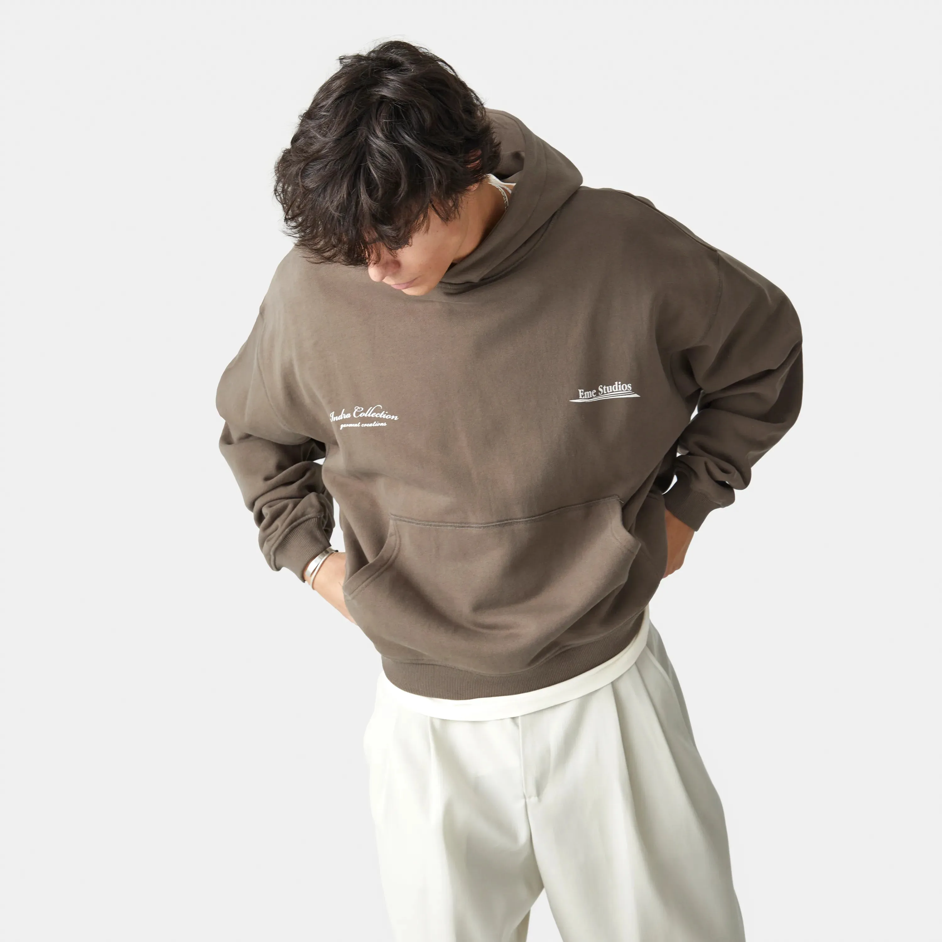 Acceptance Muddy Brown Oversized Hoodie