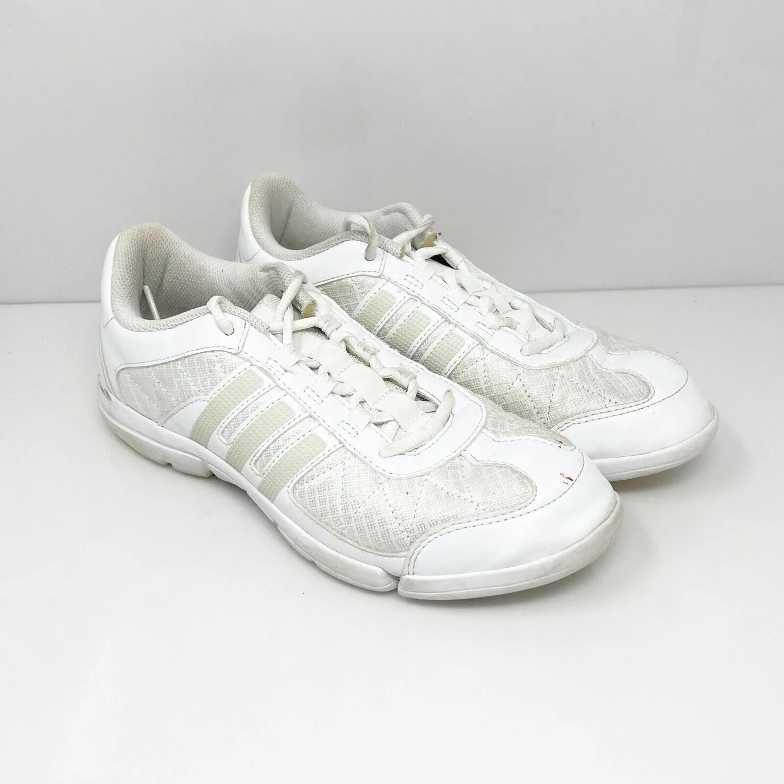 Adidas Womens Triple Cheer M29796 White Casual Shoes Sneakers Size 7