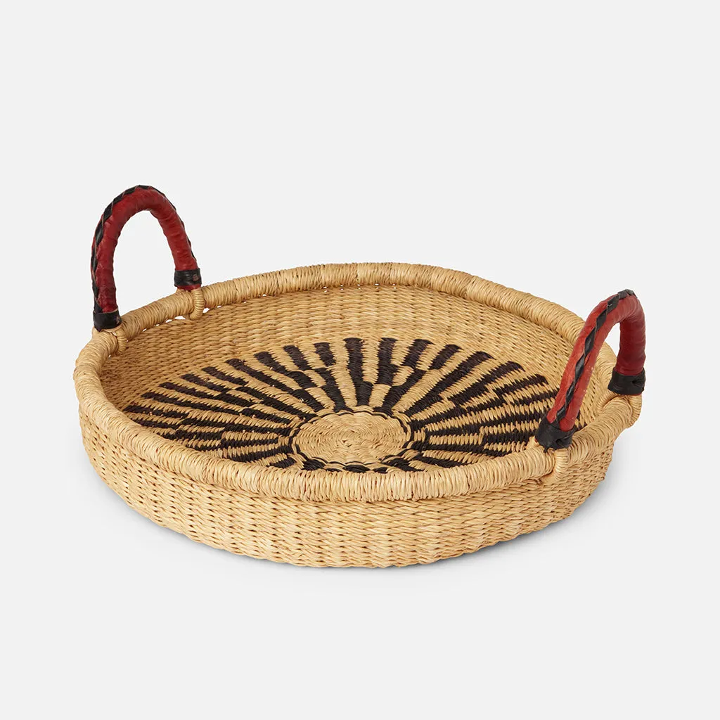 Advice - Round Woven Basket Circular with Handle