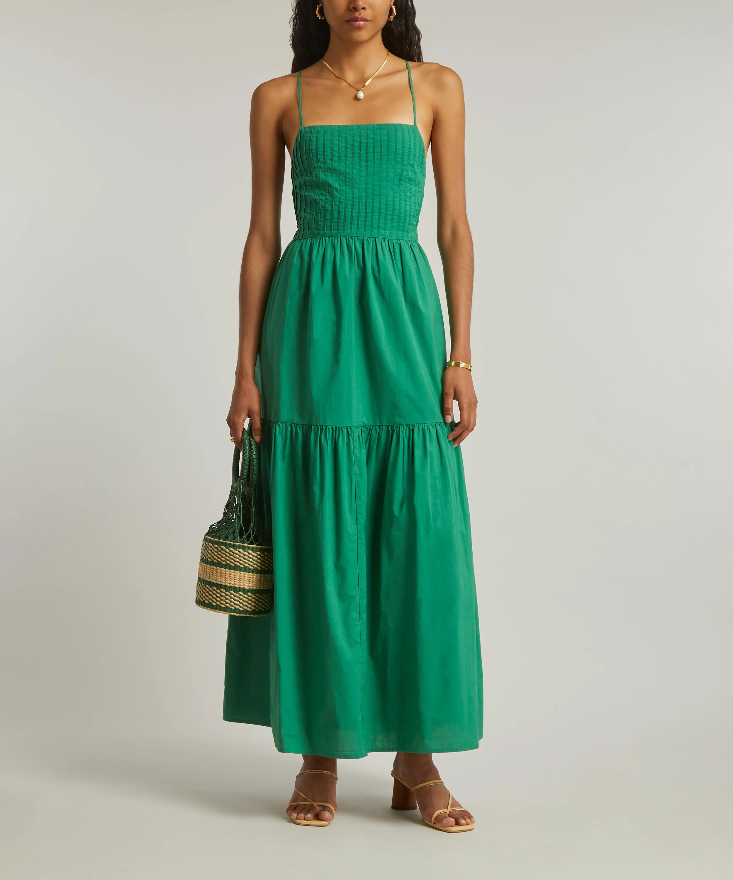 Alexis Pleat Maxi Dress