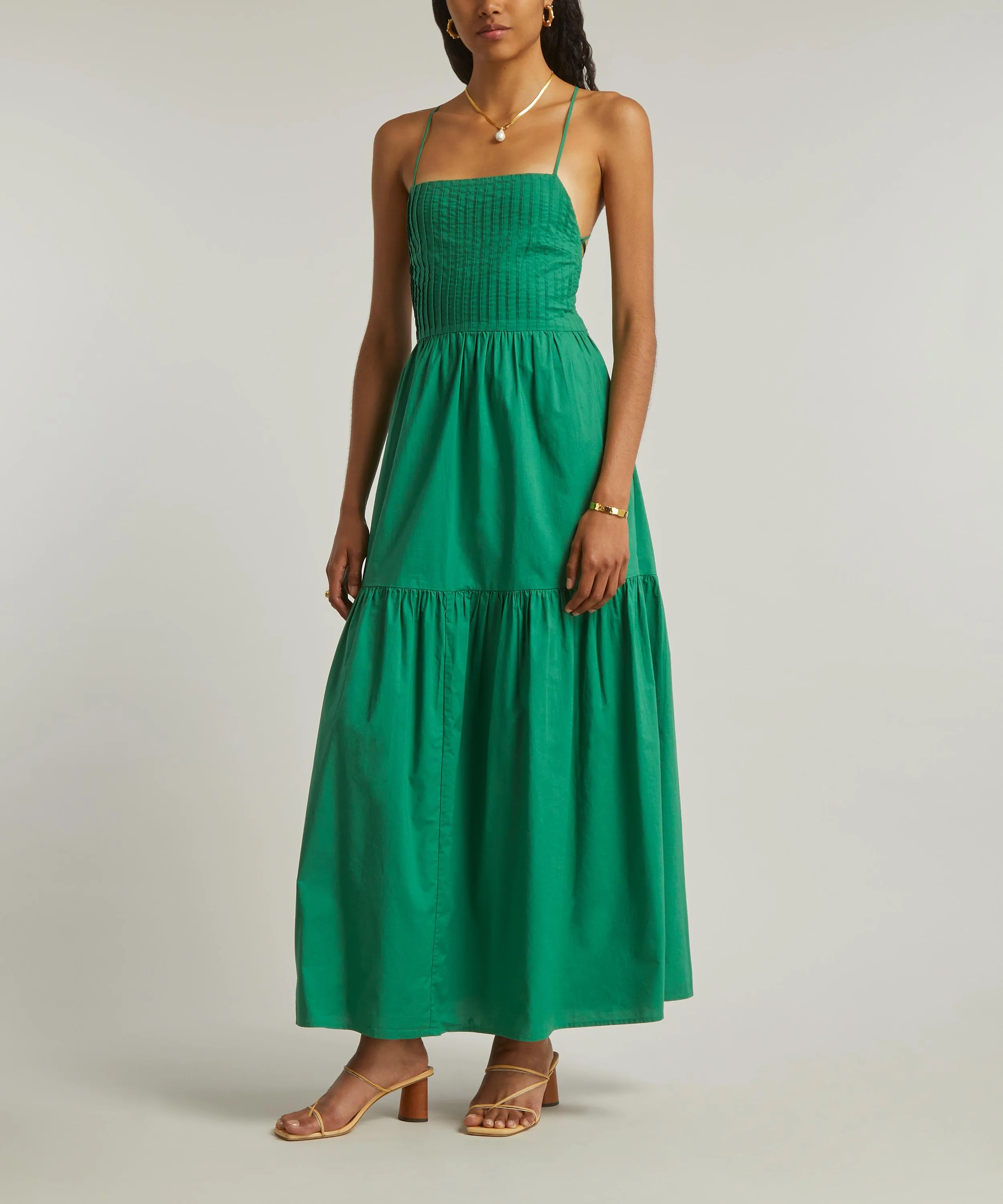 Alexis Pleat Maxi Dress