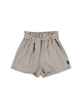 ASPESI   Striped cotton blend shorts 