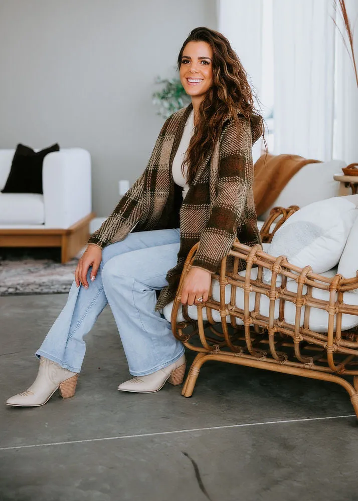 Ava Plaid Cardigan