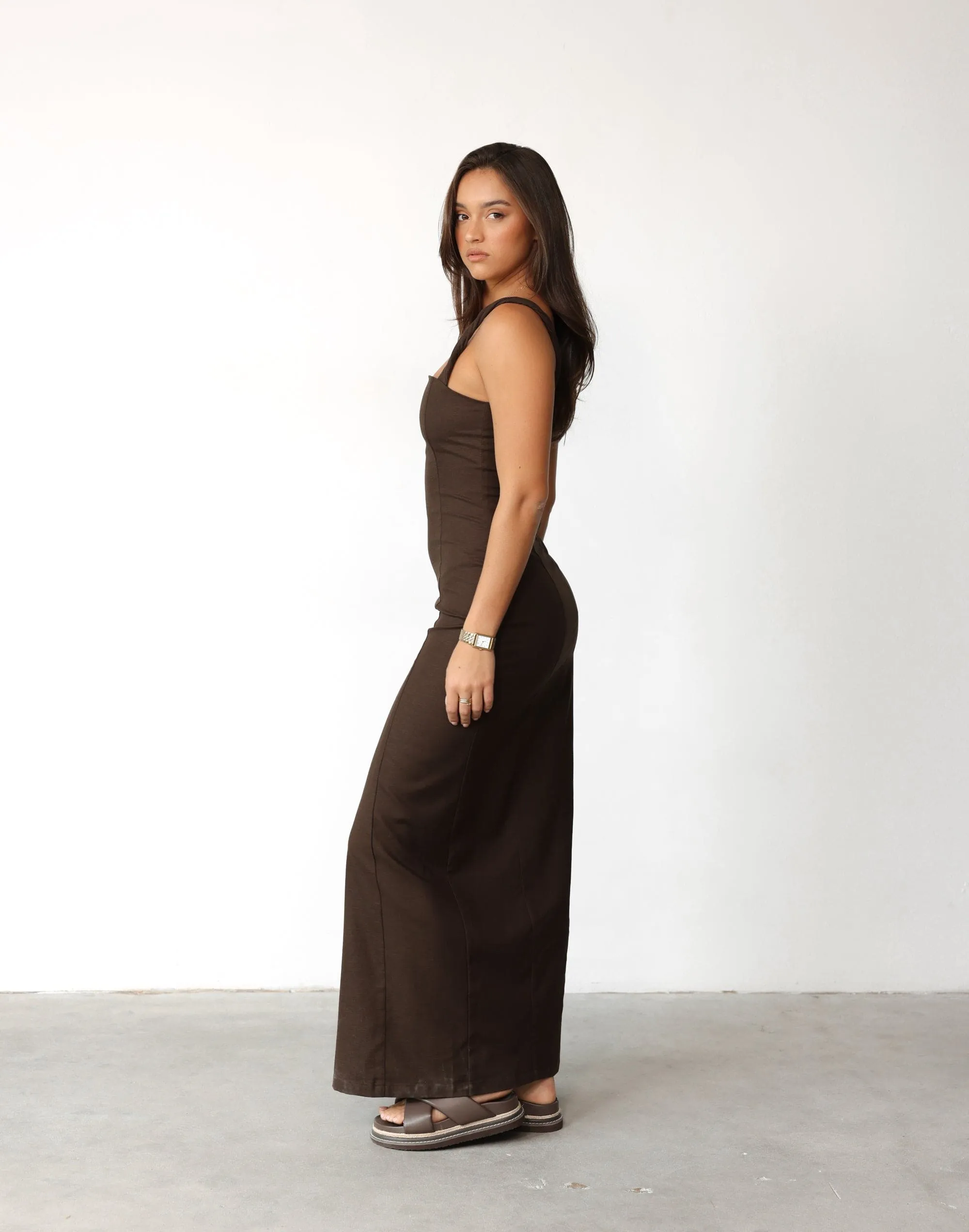 Bacalar Maxi Dress (Chocolate)