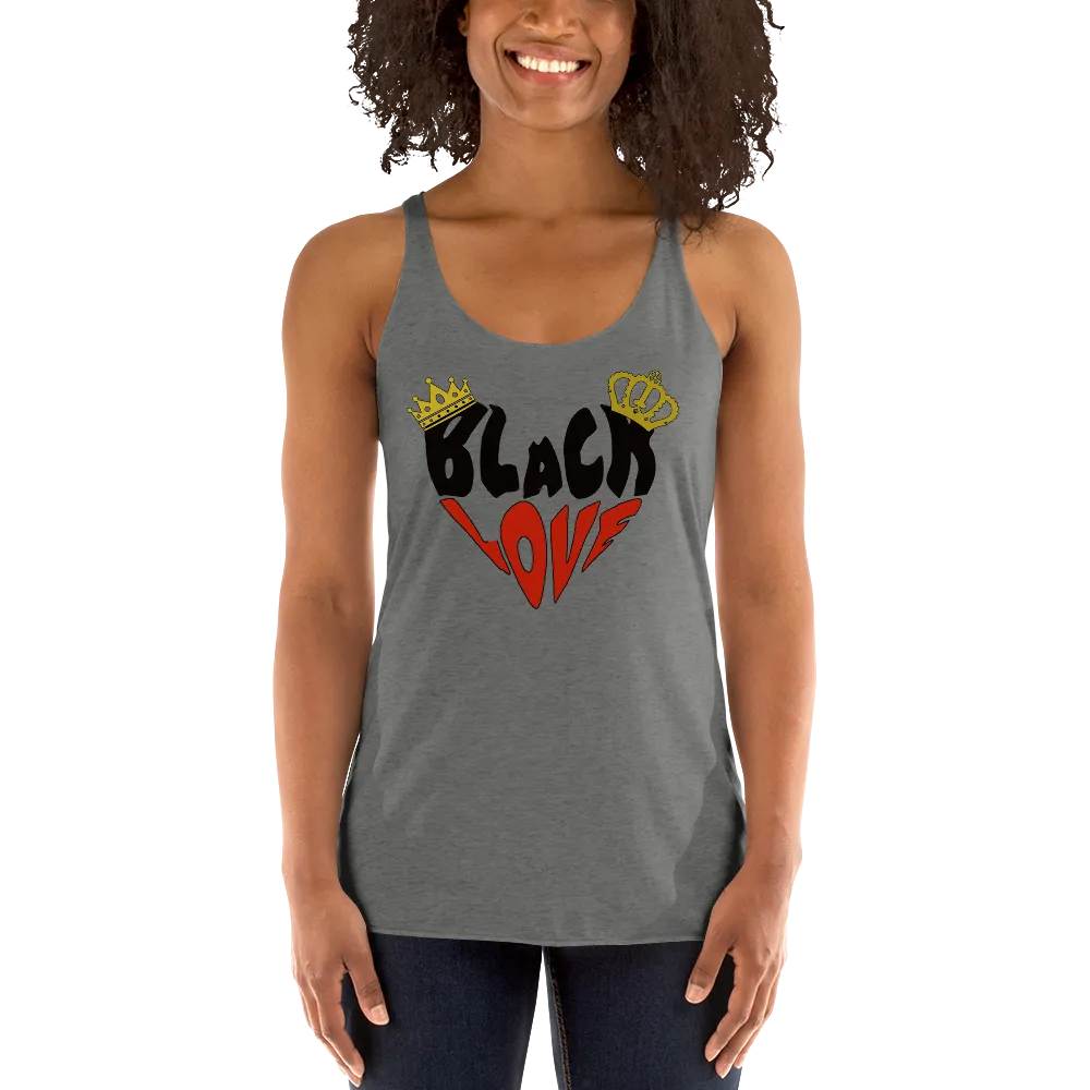 Black Love Women's Racerback Tank