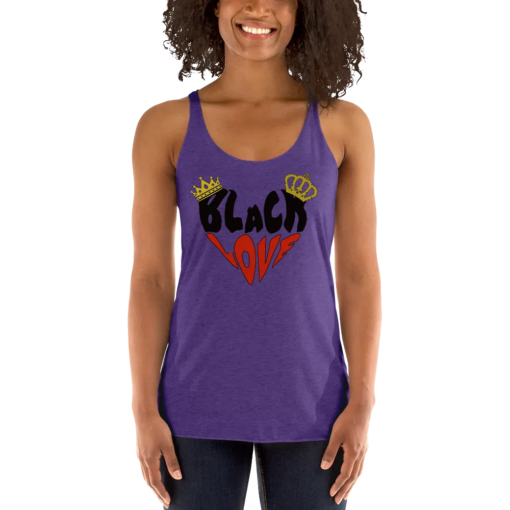 Black Love Women's Racerback Tank