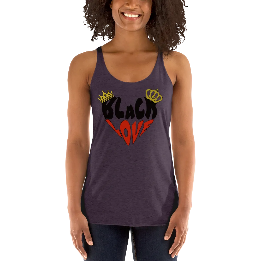 Black Love Women's Racerback Tank