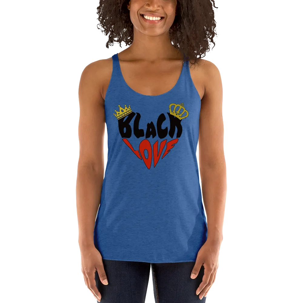 Black Love Women's Racerback Tank