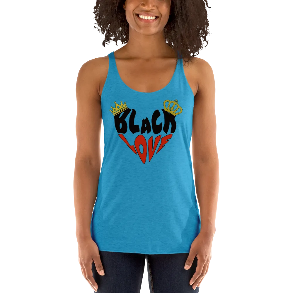 Black Love Women's Racerback Tank