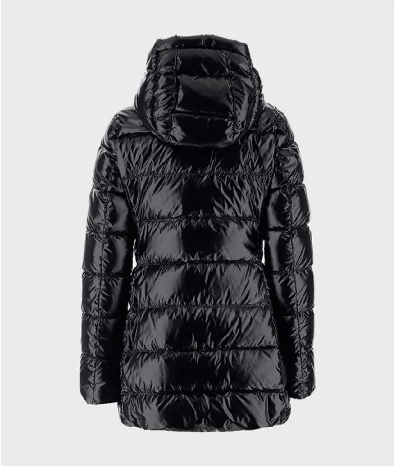 Black Mid-Length Puffer Coat | Parachute | Coat | Store