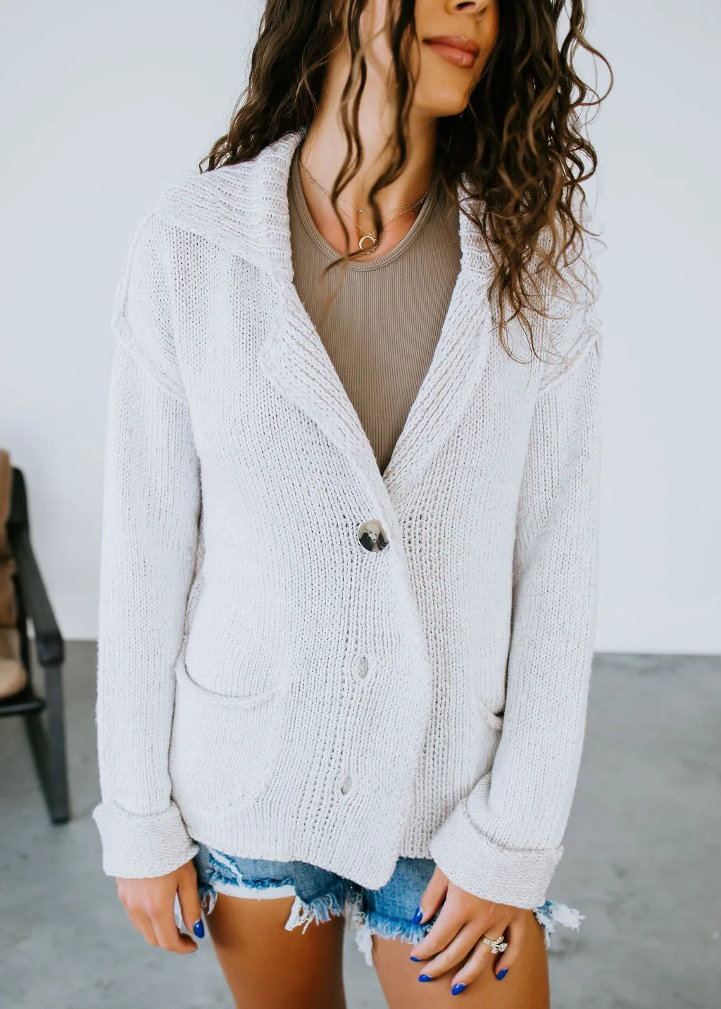 Brielle Collared Cardigan