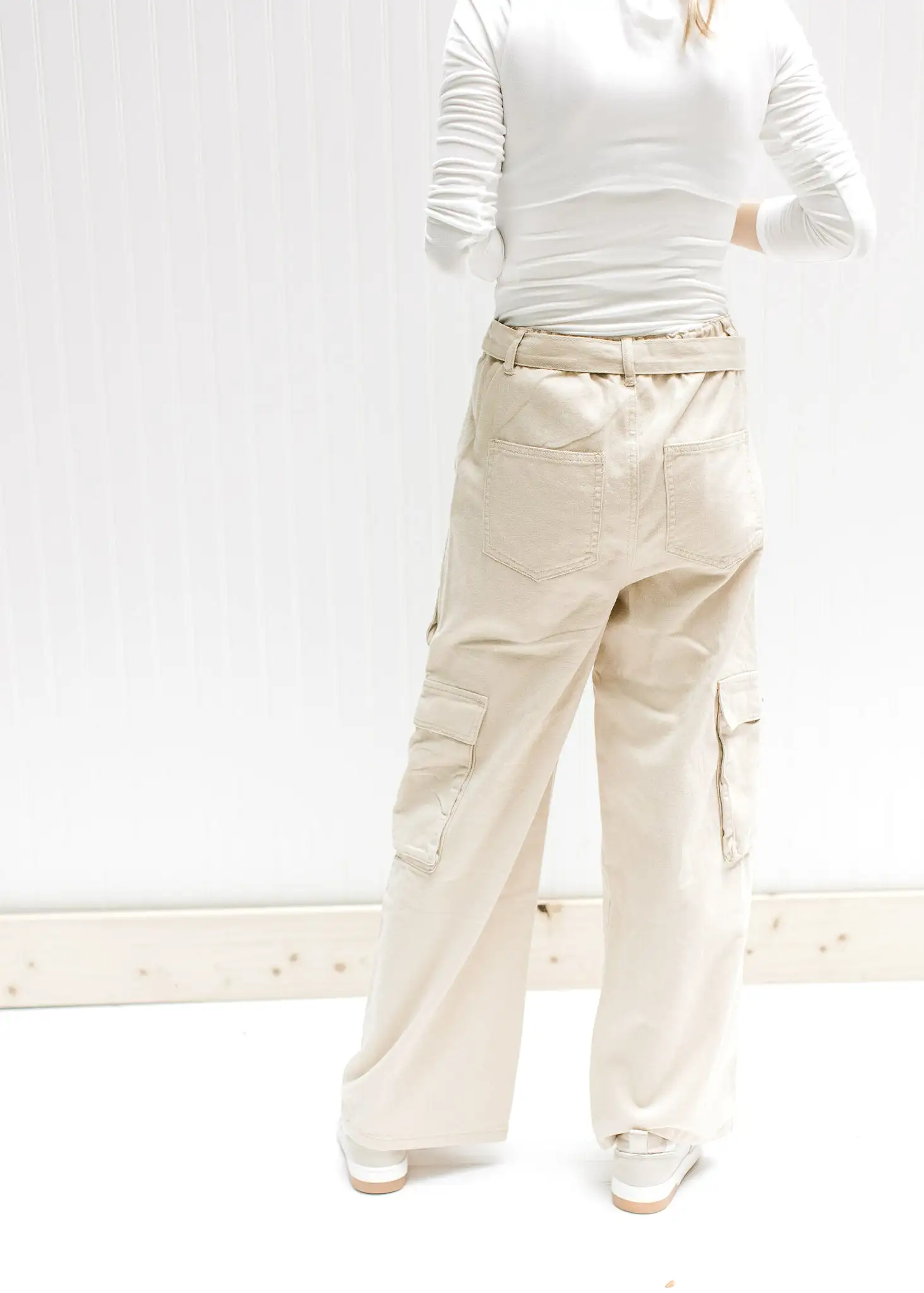 Champagne Cargo Pants