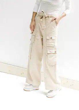 Champagne Cargo Pants