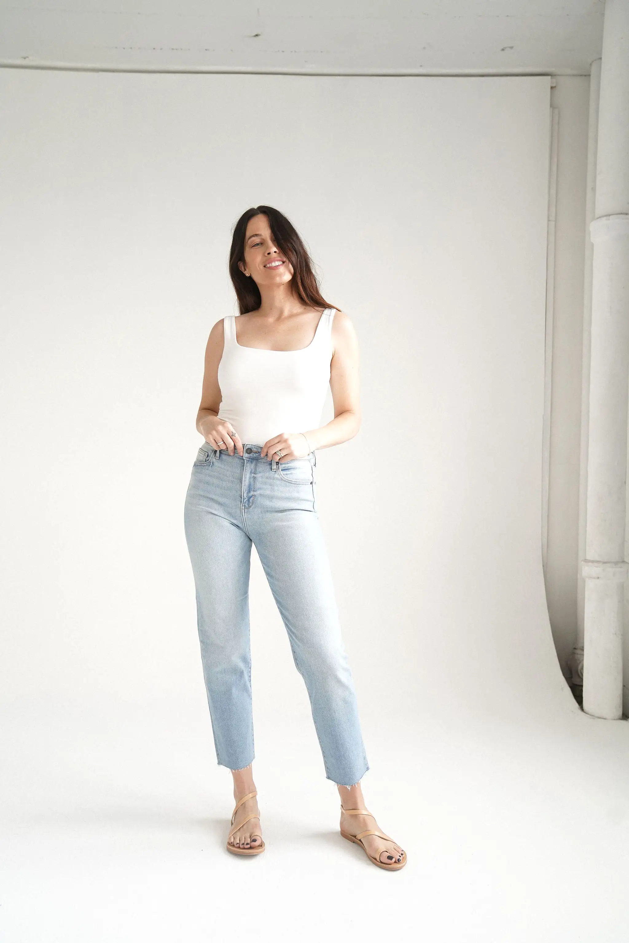 Chrissy Classic Straight Leg Jeans