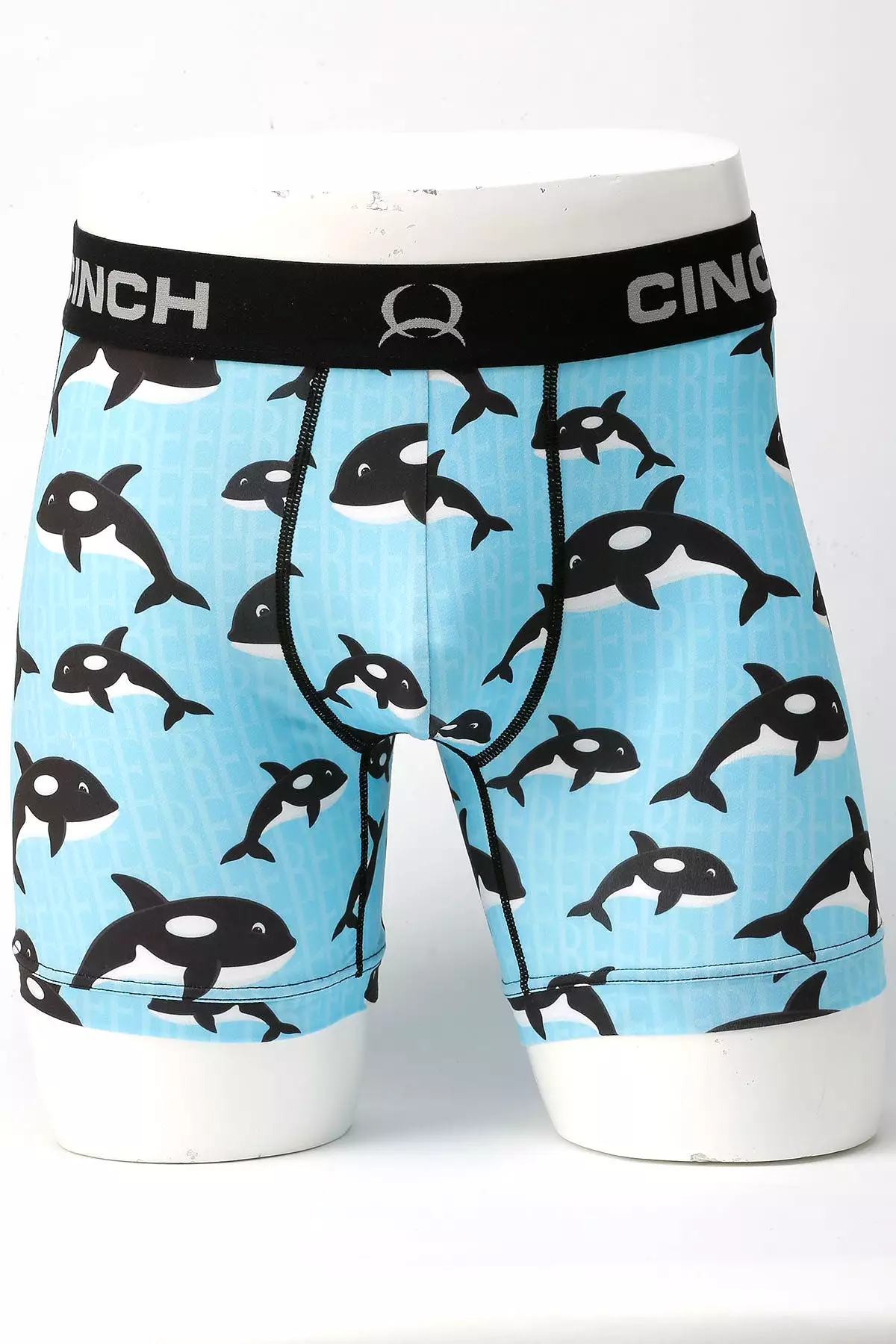 'Cinch' Men's 6 Willy Boxer Briefs - Blue