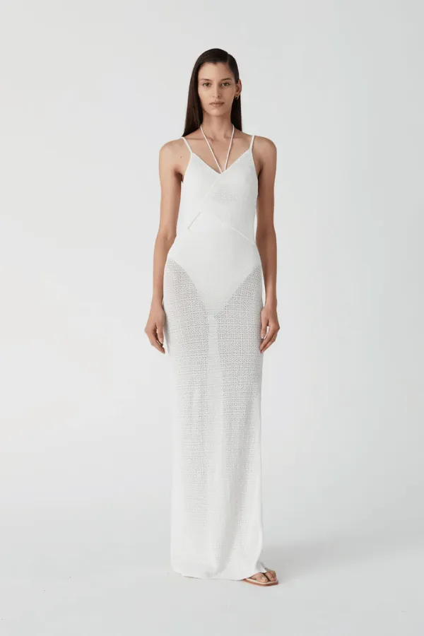 Clemency Maxi Dress Ivory